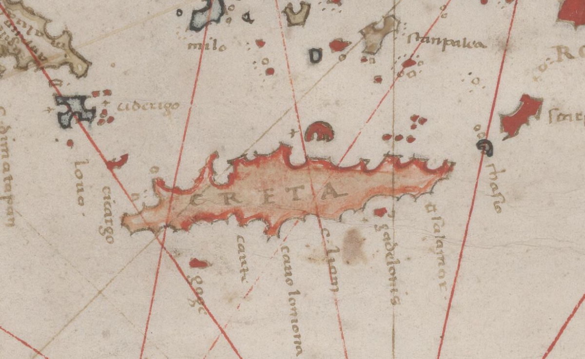 1524 Carte de la Mer Méditerranée, de la Mer Noire et de l'Océan Atlantique nord-est Verrazano, : Hieronymus (14..-15..%3F) Auteur présumé du texte.jpg